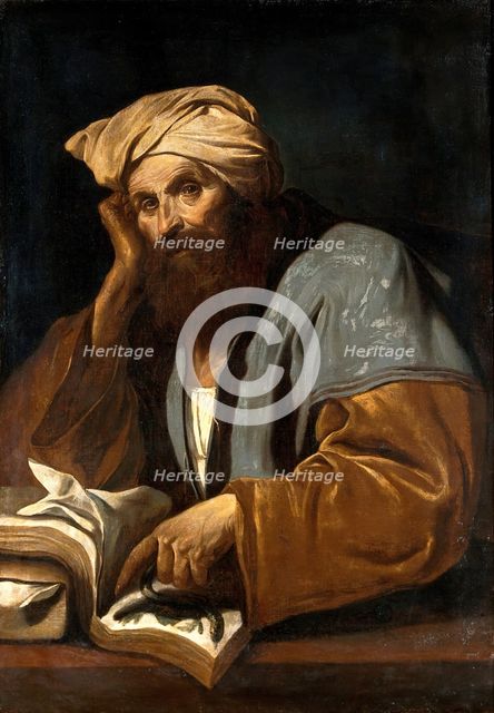 An Arabic man of learning (Avicenna ?), 17th century. Creator: Unknown.