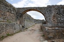 An arch and walls in Conimbriga, Portugal, 2009. Creator: Samuel Magal