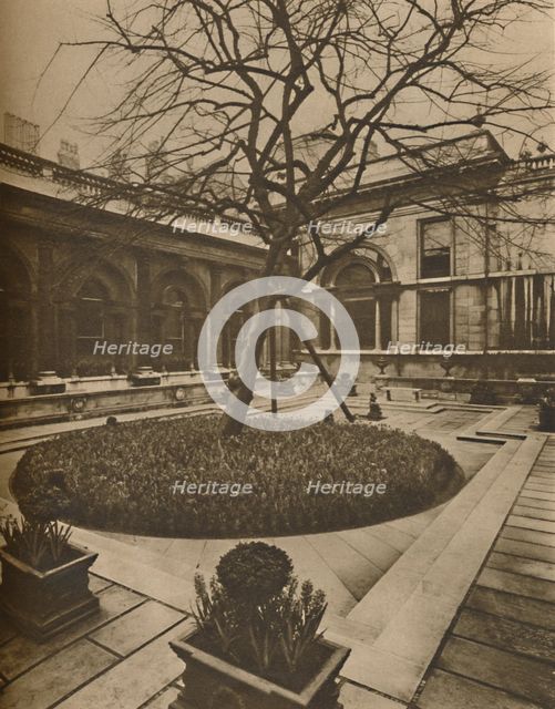 'An Architectural Inspiration: The Garden Court in the Bank of England', c1935. Creator: Joel.