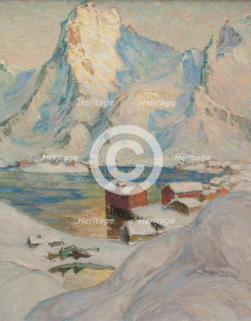 An Arctic Spring Day. Study from North Norway, c1900s. Creator: Anna Katarina Boberg.