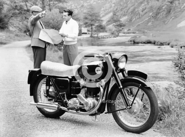 An Ariel Red Hunter 350cc, 1956. Artist: Unknown