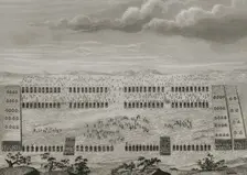 An army during the Roman conquest of the Iberian Peninsula, 1852. Creator: Unknown