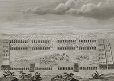 An army during the Roman conquest of the Iberian Peninsula, 1852. Creator: Unknown