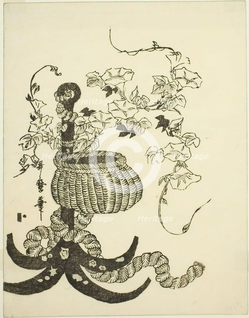 An Arrangement of Morning Glories (Asagao), Japan, c. 1796. Creator: Kitagawa Utamaro.