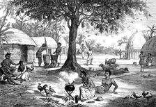 An Ashantee village, 1873. Creator: Unknown