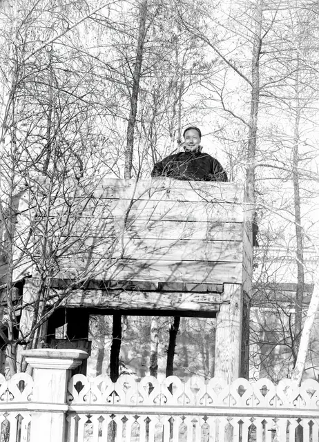 An Asian man in the park, 1880. Creator: Nikolai Nikolaevich Petrov.