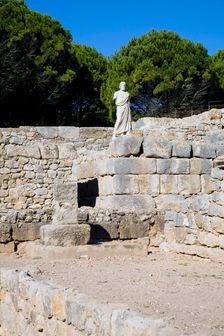 An asklepieion in the Greek city of Emporion, Empuries, Spain, 2007. Creator: Samuel Magal