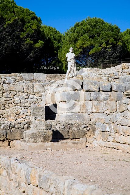 An asklepieion in the Greek city of Emporion, Empuries, Spain, 2007. Creator: Samuel Magal.