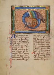 An Asp; Bestiary, about 1270. Creator: Unknown