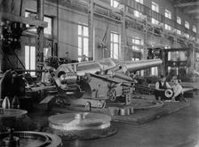 An assembled gun, Washington Navy Yard, between 1890 and 1901. Creator: Unknown
