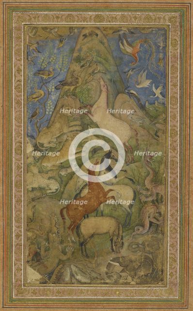 An assembly of animals and birds, c1610. Creator: Anon.
