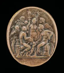 An Assembly of Gods [reverse], second half 15th century. Creator: Master IO.FF.