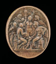 An Assembly of Gods [reverse], second half 15th century. Creator: Master IO.FF.
