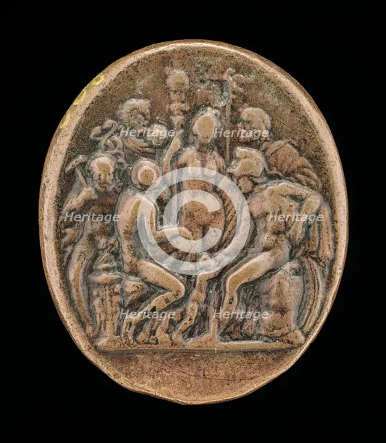 An Assembly of Gods [reverse], second half 15th century. Creator: Master IO.FF..