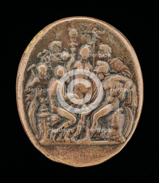 An Assembly of Gods [reverse], second half 15th century. Creator: Master IO.FF..