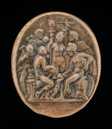 An Assembly of Gods [reverse], second half 15th century. Creator: Master IO.FF.