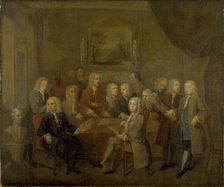 An Assembly of Virtuosi 1700-1737. Artist: Gawen Hamilton
