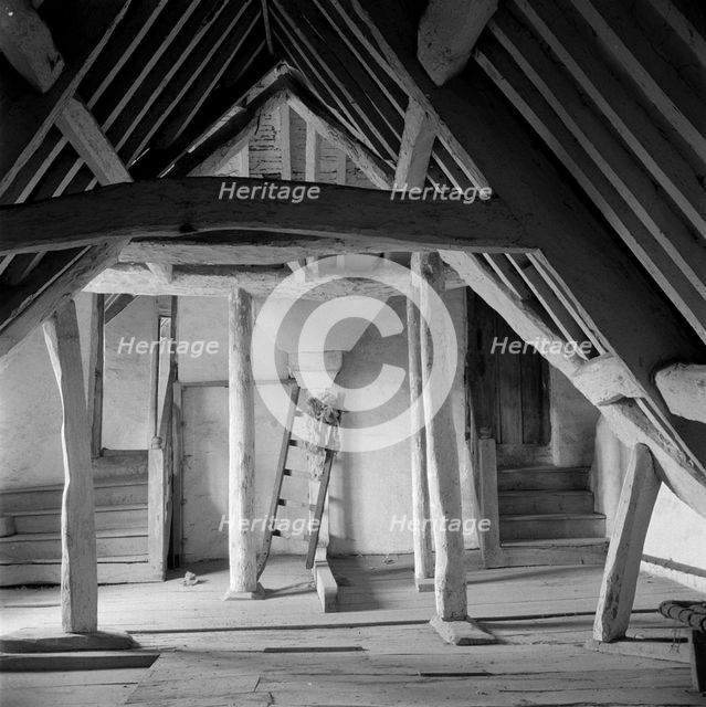 An attic in Kelmscott Manor, Oxfordshire, 1949. Artist: Eric de Maré