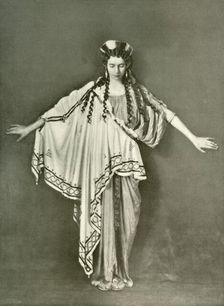 An Athenian Woman of Fashion (B.C. 600-468) 1924. Creator: Herbert Norris