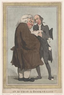 An Author & Bookseller, July 14, 1797., July 14, 1797. Creator: Thomas Rowlandson