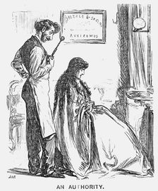 An Authority 1866. Artist: George du Maurier