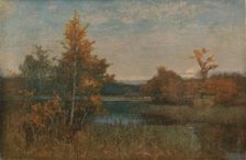An Autumn Afterglow 1886, (c1930). Creator: Alfred Edward East