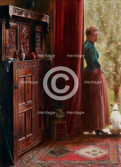 An autumn idyll, 1891. Creator: W Paul Davis.