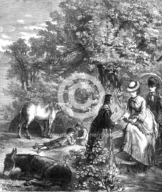 An Autumn Ramble, 1872. Creator: Wentworth.