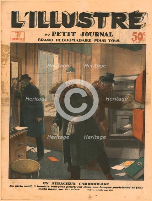 An audacious burglary, 1932. Creator: Unknown.