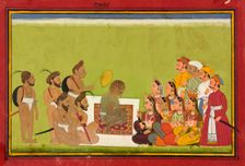 An Audience with Rom Rishi, ca. 1700-1725. Creator: Unknown