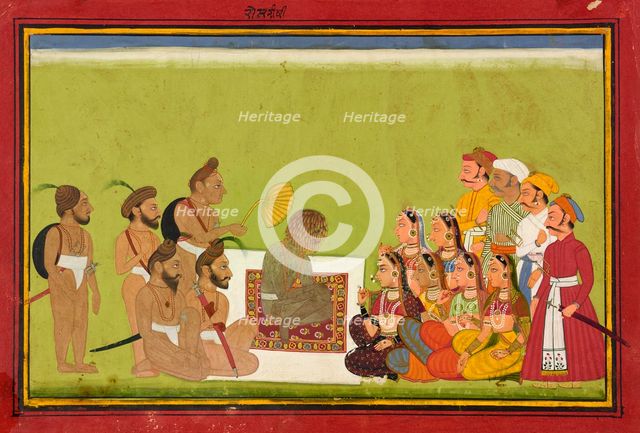 An Audience with Rom Rishi, ca. 1700-1725. Creator: Unknown.