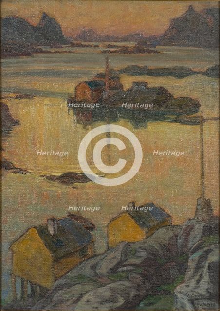 An August Night. Study from North Norway, c1900s. Creator: Anna Katarina Boberg.