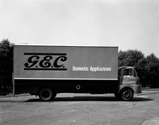 An Austin FF K160 lorry belonging to the General Electric Co, Swinton, 1963. Creator: Michael Walters