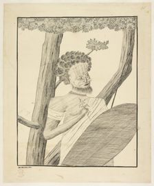 An Australian Aborigine, 1770-1771. Creator: Charles Praval