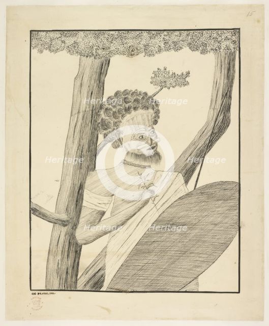 An Australian Aborigine, 1770-1771. Creator: Charles Praval.