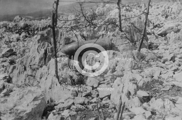 An Austrian "dud", 305 shell, 1918. Creator: Bain News Service.