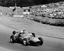 AN Davison and Gino Munaron during Formula Intercontinental Race, Brands Hatch, August 1961