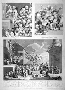 An emblematic print on the South Sea 1800. Artist: Thomas Cook