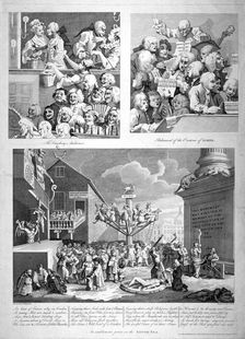 An emblematic print on the South Sea 1800. Artist: Thomas Cook