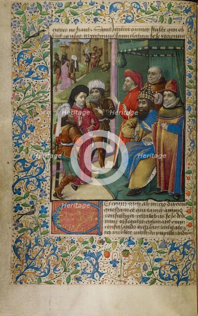 An Emperor at Court, about 1460-1470. Creator: Unknown.