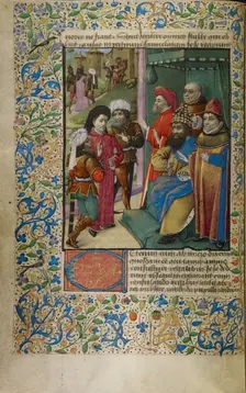 An Emperor at Court, about 1460-1470. Creator: Unknown