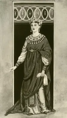An Empress of the Eastern or Western Empire - Fifth Century, B.C. 1924. Creator: Herbert Norris