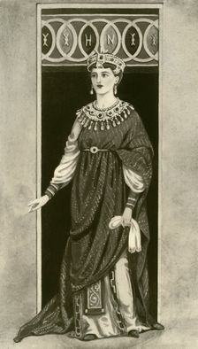 An Empress of the Eastern or Western Empire - Fifth Century, B.C. 1924. Creator: Herbert Norris