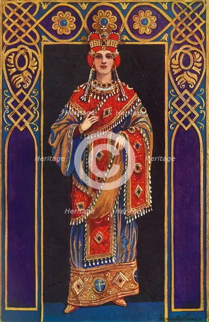 'An Empress of the Tenth, Eleventh and Twelfth Centuries, A.D.', 1924. Creator: Herbert Norris.