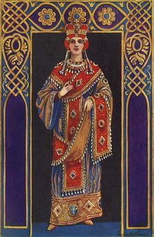 An Empress of the Tenth, Eleventh and Twelfth Centuries, A.D. 1924. Creator: Herbert Norris