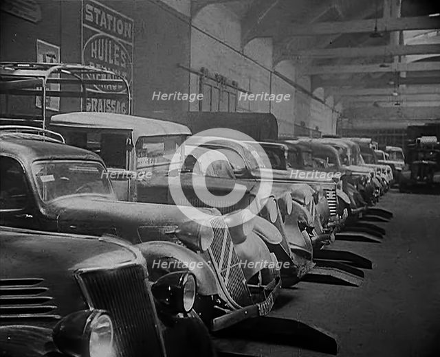 An Empty Car Showroom, 1943. Creator: British Pathe Ltd.