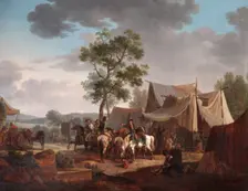 An Encampment 1796. Artist: Jacques Francois Joseph Swebach