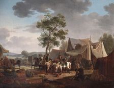 An Encampment 1796. Artist: Jacques Francois Joseph Swebach