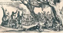 An Encampment of the First Gipsies in Central Europe c1604, (1907). Artists: Unknown, Jacques Callot