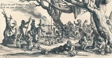 An Encampment of the First Gipsies in Central Europe c1604, (1907). Artists: Unknown, Jacques Callot